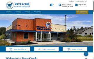 Dove Creek Animal Hospital website