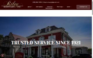 Riley Mortuary, Inc. website