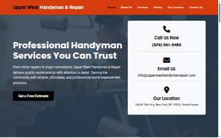 Upper West Handyman & Repair of Amsterdam website
