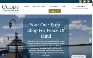 Cuddy Financial Services website