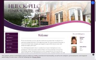 Heieck-Pelc Funeral Home, LLC website