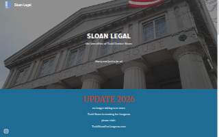 Sloan Legal website