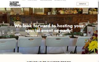 Yawger Brook Catering website
