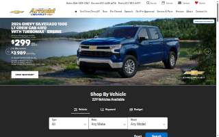 Arnold Chevrolet website