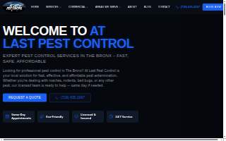 At Last Pest Control of Babylon website