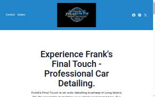 Franks final touch of Babylon website
