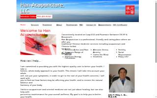 Han Acupuncture, LLC website