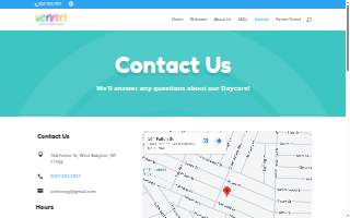 Henny's Bright Future Daycare website