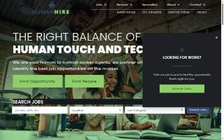 HumanHire of Babylon website