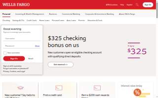 Wells Fargo Bank of Buffalo website