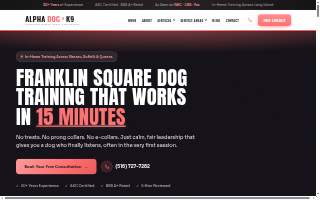 Alpha Dog K9 Training of Medway website