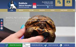 Baldwin Animal Hospital website