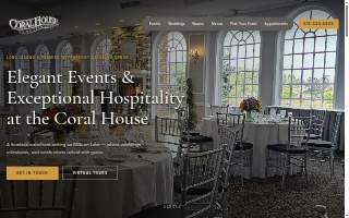 Coral House website