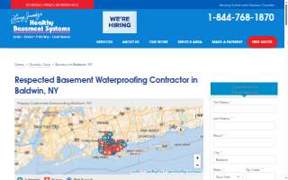 Healthy Basement Systems website