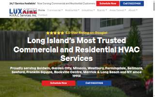 Luxaire HVAC Services of Baldwin website