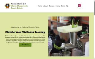Natures Vitamin Spot website
