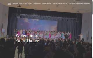 Pat's Dance Studio website