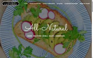 Village Juice Garden website