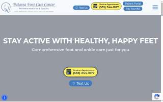 Batavia Foot Care Center website