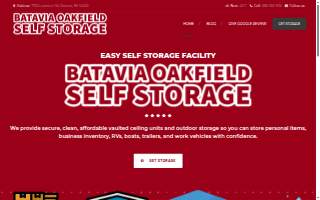 Batavia Oakfield Self Storage, LLC website