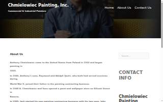 Chmielowiec Painting Inc. website