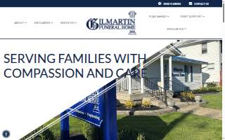 Gilmartin Funeral Home Inc website