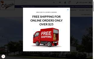 Oliver's Candies website