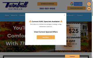 Turnbull Heating & Air of Batavia website