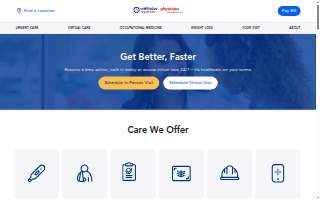 WellNow Urgent Care of Batavia website