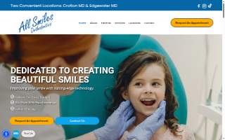 All Smiles Orthodontics of Bay Shore website