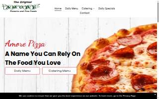 Amore Pizza website