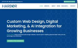 Bar Harbor Web Design of Bay Shore website