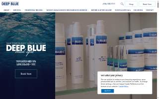Deep Blue Med Spa of Bay Shore website