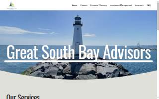 Great South Bay Advisors of Bay Shore website