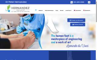 Hernandez Podiatry Associates of Bay Shore website