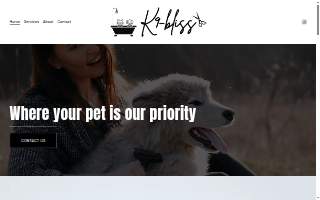 K-9 Bliss Grooming of Bay Shore website