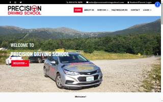 Precision Driving School CDL Inc. website
