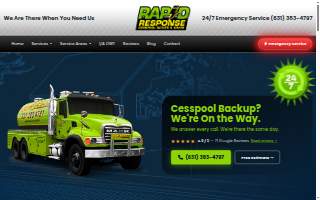 Rapid Response Cesspool, Sewer & Drain of Bay Shore website