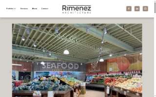 Rimenez Architecture website