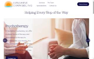 Sunshine Counseling of Bay Shore website