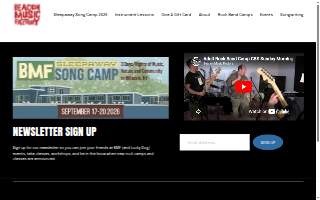 Beacon Music Factory website