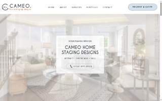 Cameo Home Staging website