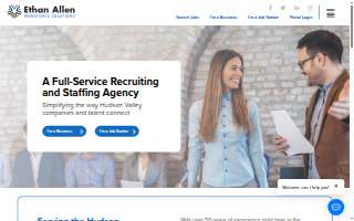 Ethan Allen Workforce Solutions website