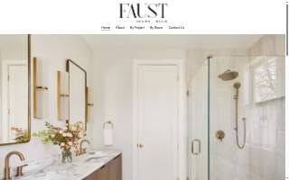 Faust Design Build website