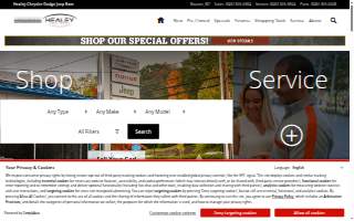 Healey Chrysler, Dodge, Jeep, Ram website