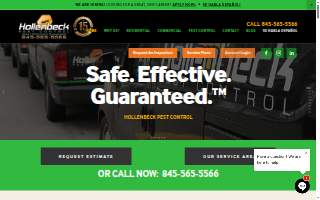 Hollenbeck Pest Control of Beacon website