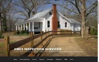 Ames Inspection Services of Endicott website