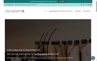 Anew Dermatology, Skin Cancer & Reconstruction of Binghamton website