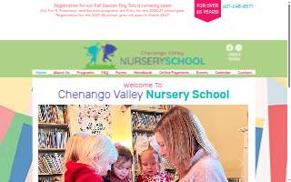 Chenango Valley Nursery School website