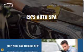CK's Auto Spa Binghamton website